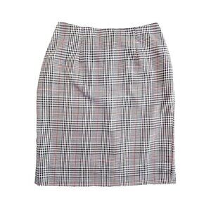 First Option Separates Skirt Women's Size 10 (W28 L22) Houndstooth Sheath EUC